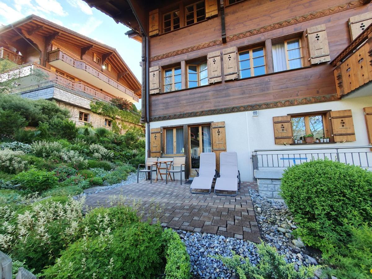 Mom - Alpine Boutique Apartments, Chalet Fagus, Terrace Studio * Grindelwald