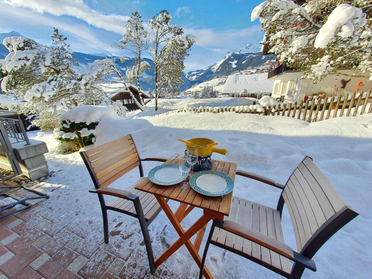 Mom - Alpine Boutique Apartments, Chalet Fagus, Terrace Studio * Grindelwald